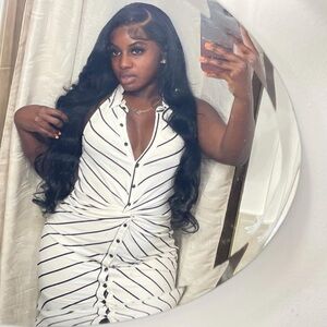 Venus Striped Maxi Dress